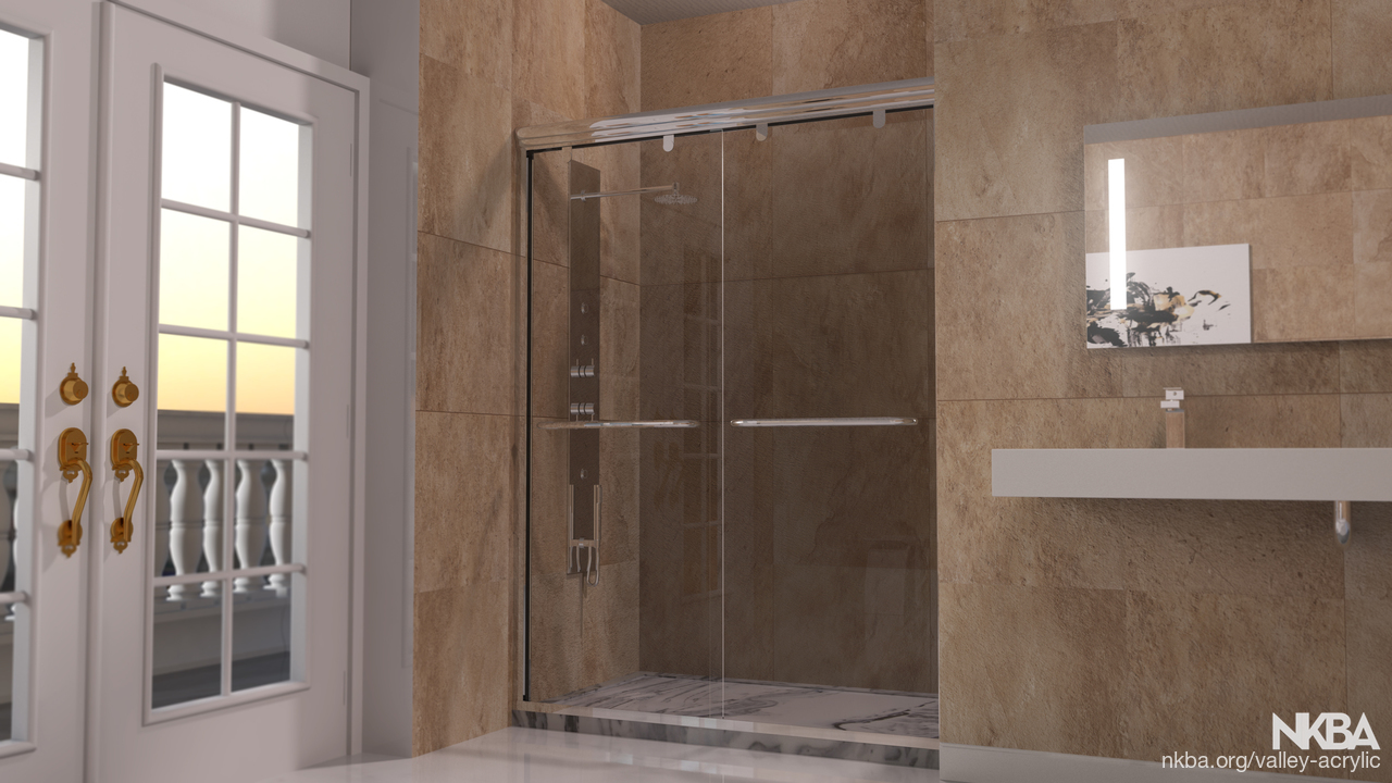 Valley Shower Door Sd06 150 Nkba Valley Shower Door Sd06 150 Contemporary Bath