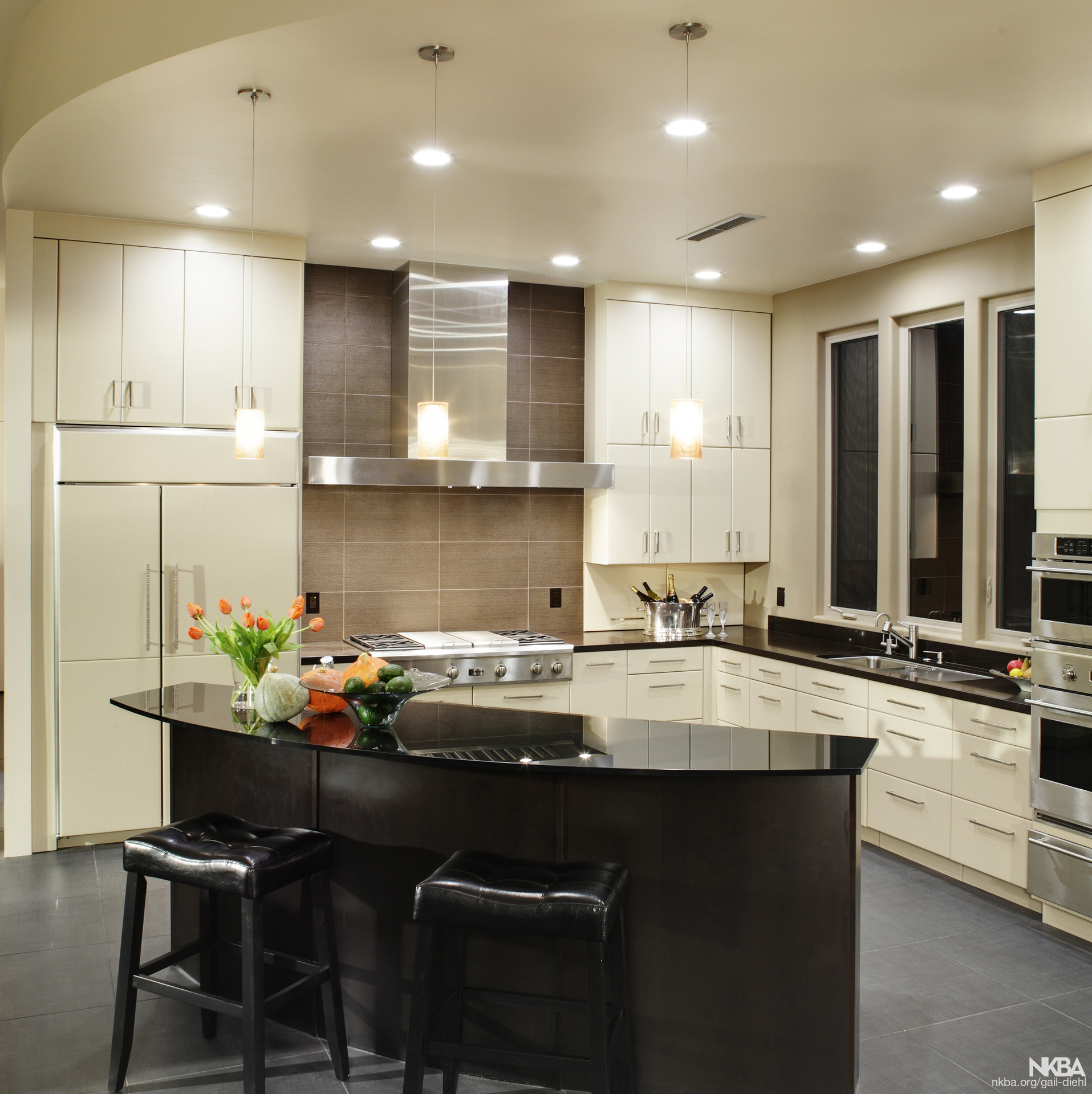 Contemporary clean lines kitchen NKBA