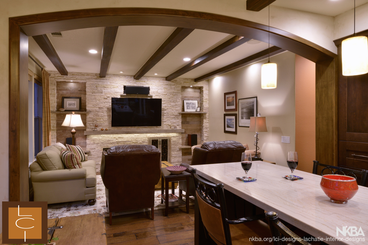Kitchen With Bistro Table Remodel And Family Room Nkba Kitchen With Bistro Table Remodel And Family Room Transitional