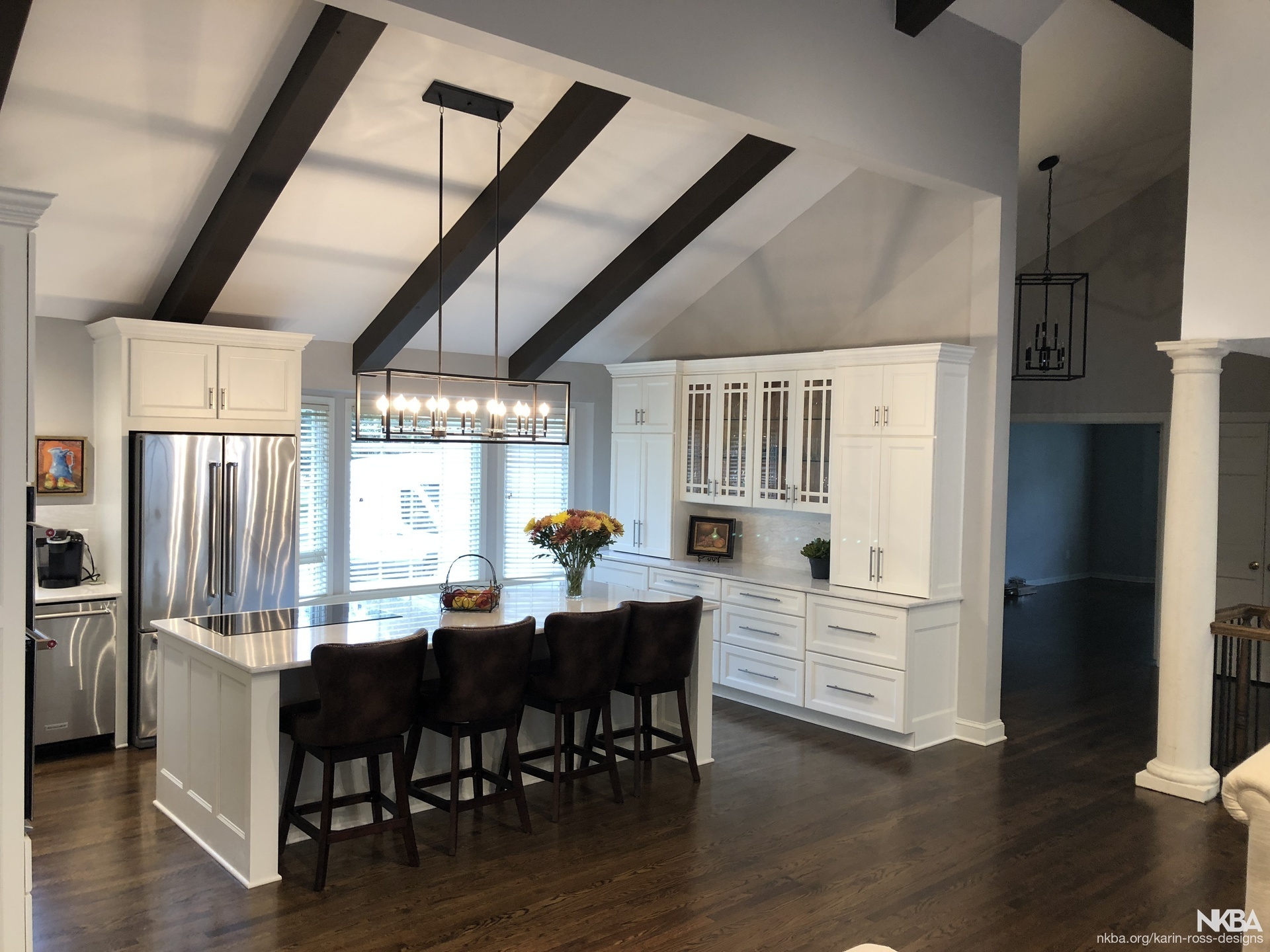 Karin Ross Design created a dream kitchen for Carolyn NKBA
