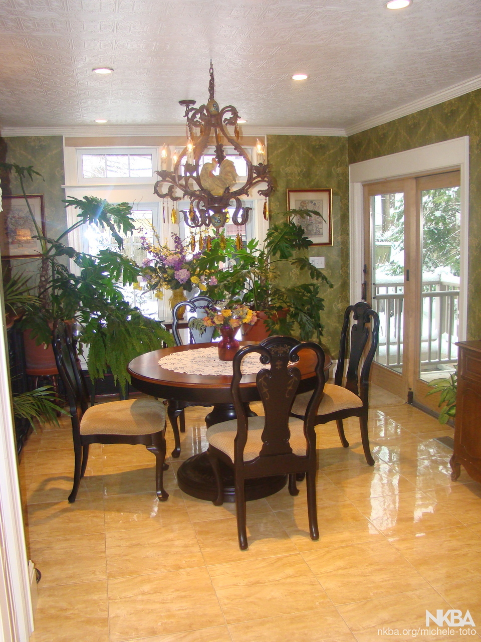 Raised Panel Kitchen Dining Area Nkba