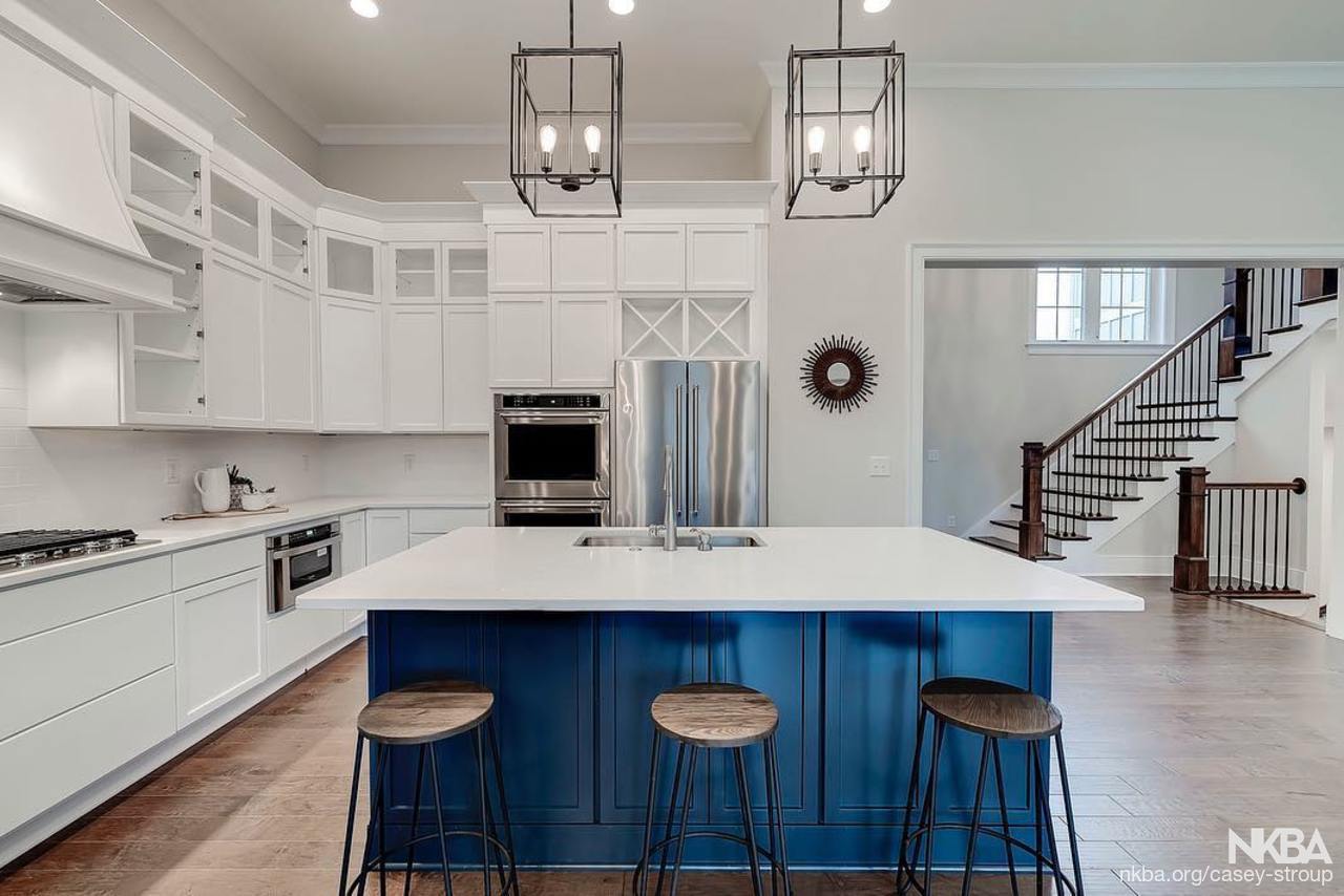 Blue and White Kitchen - NKBA