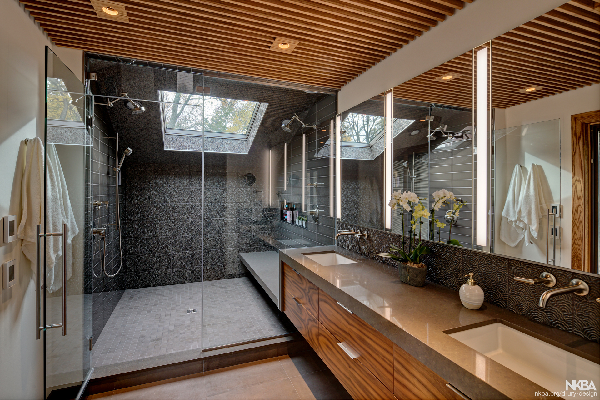 Modern Spa Master Bath - NKBA
