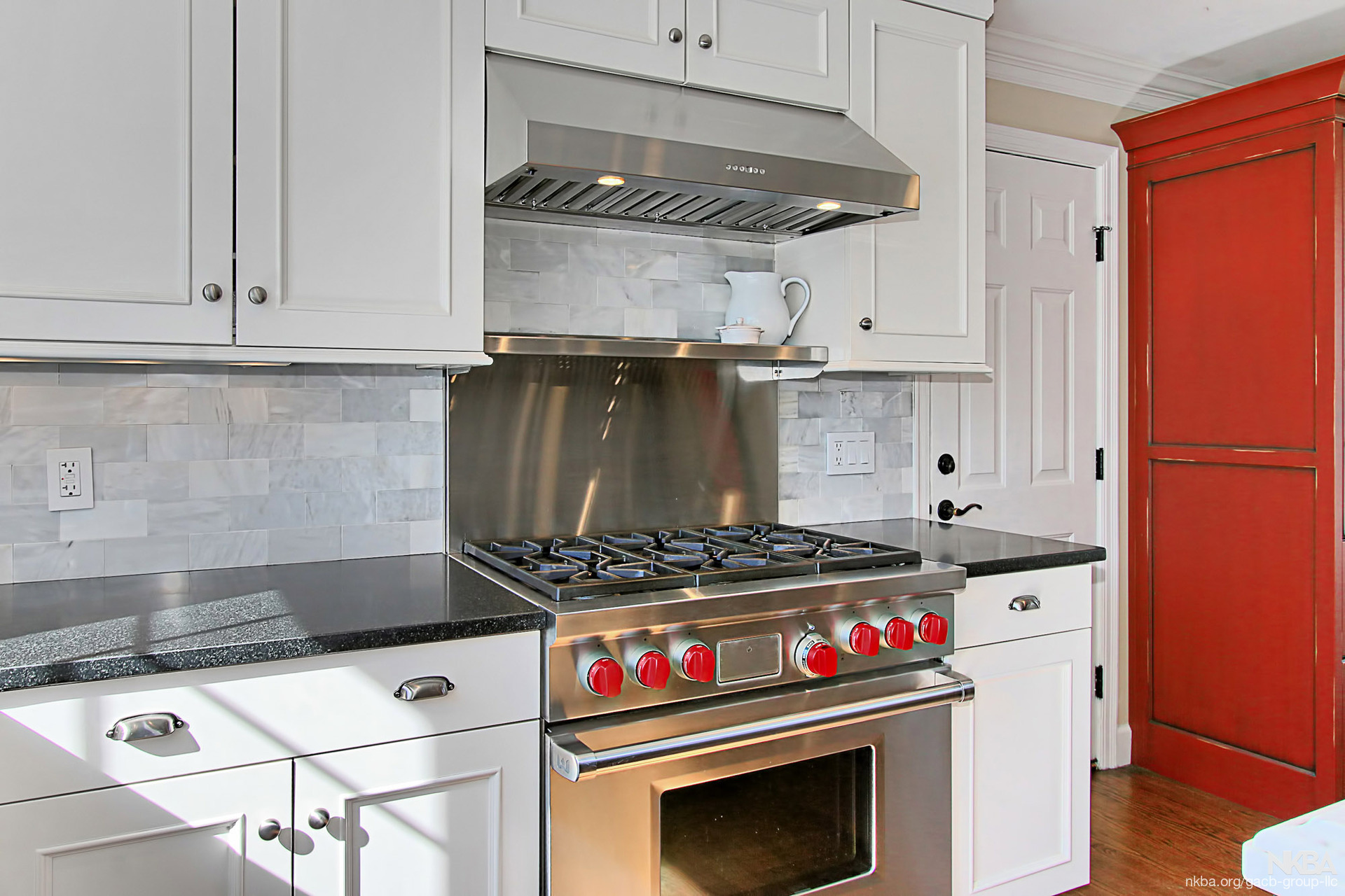 wolf stainless steel backsplash